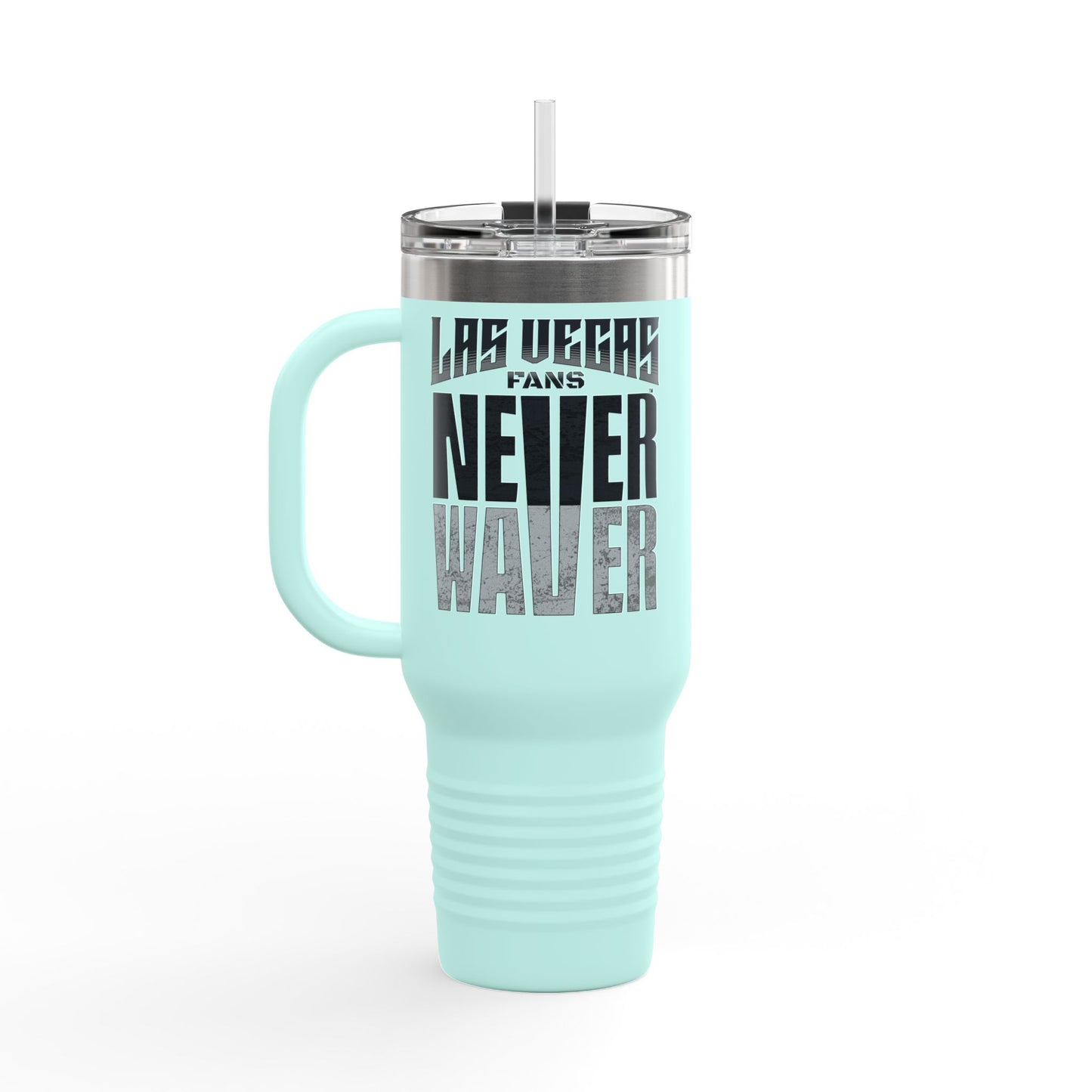 Las Vegas Fans Never Waver Insulated Travel Mug, 40oz - Never Waver