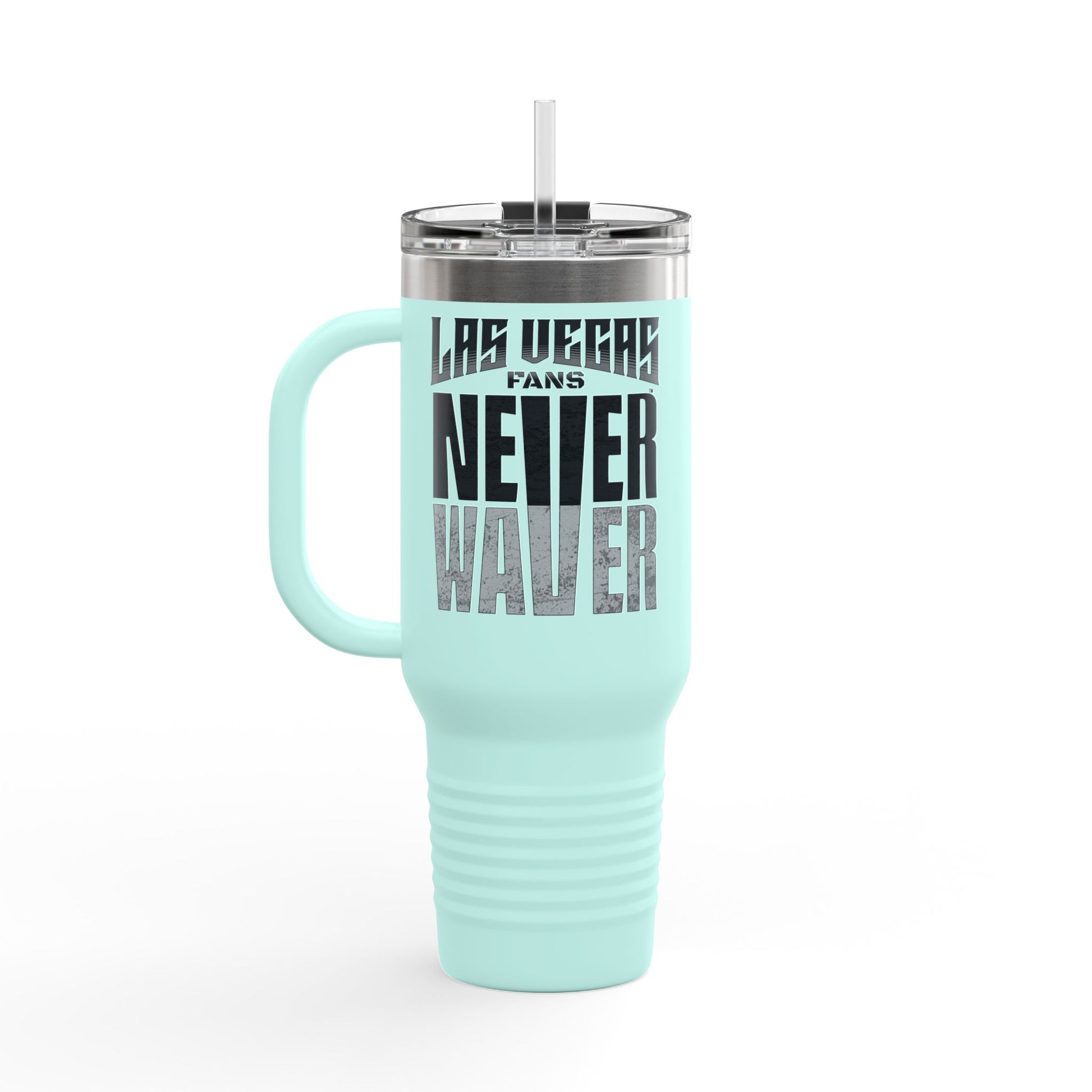 Las Vegas Fans Never Waver Insulated Travel Mug, 40oz - Never Waver