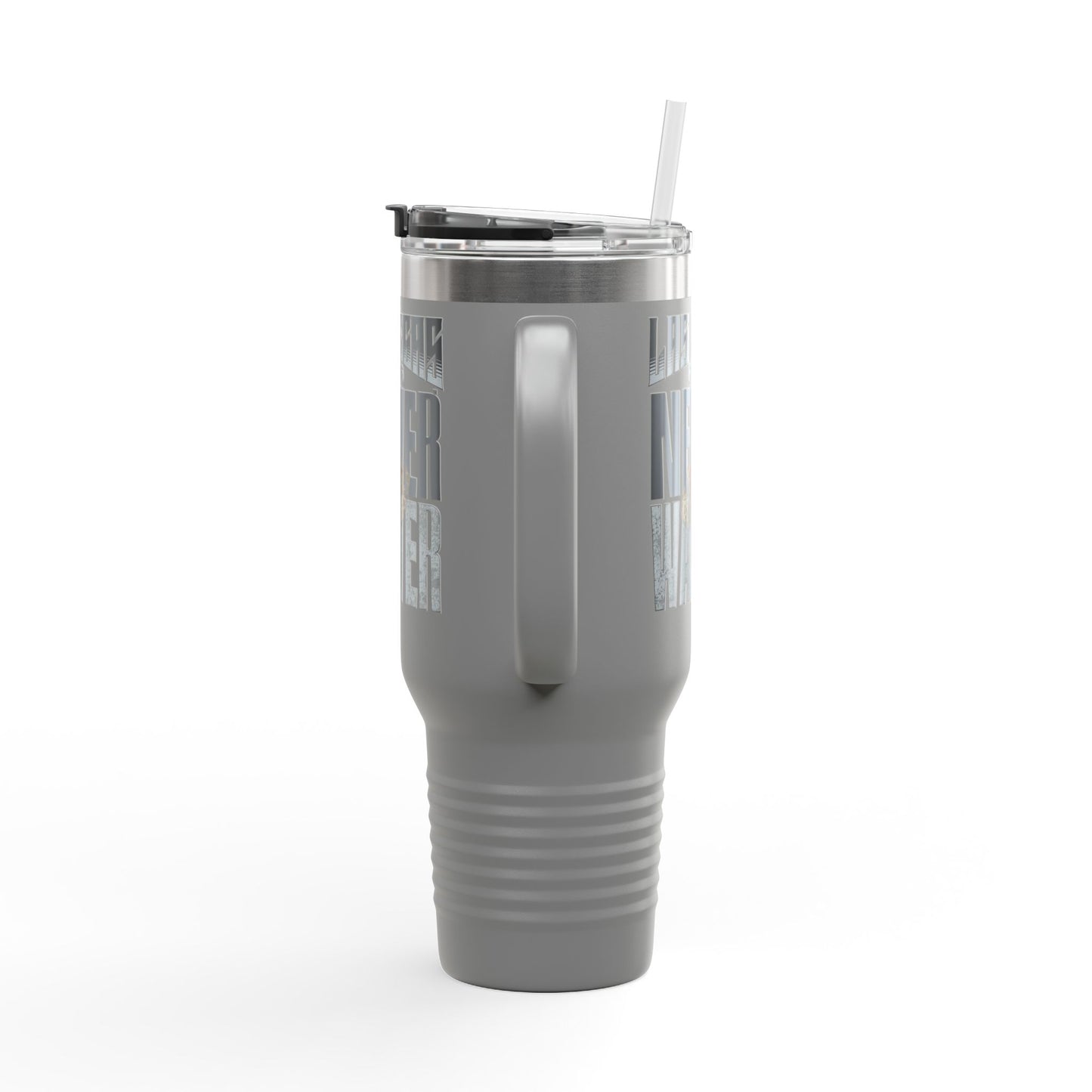 Las Vegas Fans Never Waver W-Leopard Football Insulated Travel Mug, 40oz - Never Waver