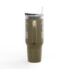 Las Vegas Fans Never Waver W-Leopard Football Insulated Travel Mug, 40oz - Never Waver