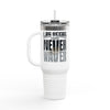 Las Vegas Fans Never Waver W-Leopard Football Insulated Travel Mug, 40oz - Never Waver