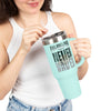 Leopard Football Insulated Travel Mug, 40oz - Philadelphia Fans Never Waver - Never Waver
