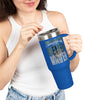 Leopard Football Insulated Travel Mug, 40oz - Philadelphia Fans Never Waver - Never Waver