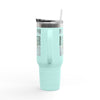 Leopard Football Insulated Travel Mug, 40oz - Philadelphia Fans Never Waver - Never Waver
