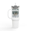 Leopard Football Insulated Travel Mug, 40oz - Philadelphia Fans Never Waver - Never Waver