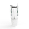 Leopard Football Insulated Travel Mug, 40oz - Philadelphia Fans Never Waver - Never Waver