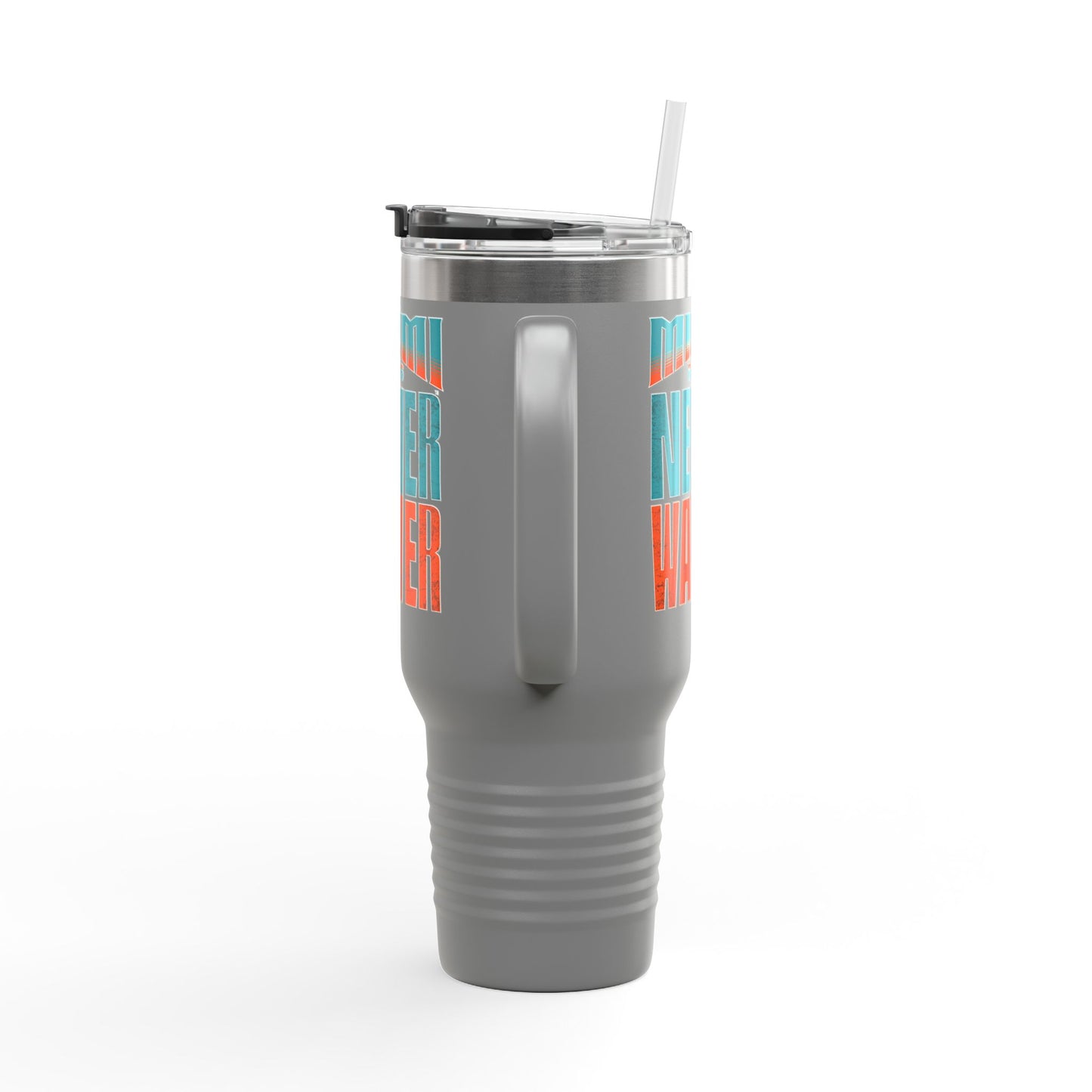 Miami Fans Never Waver Insulated Travel Mug, 40oz - Never Waver