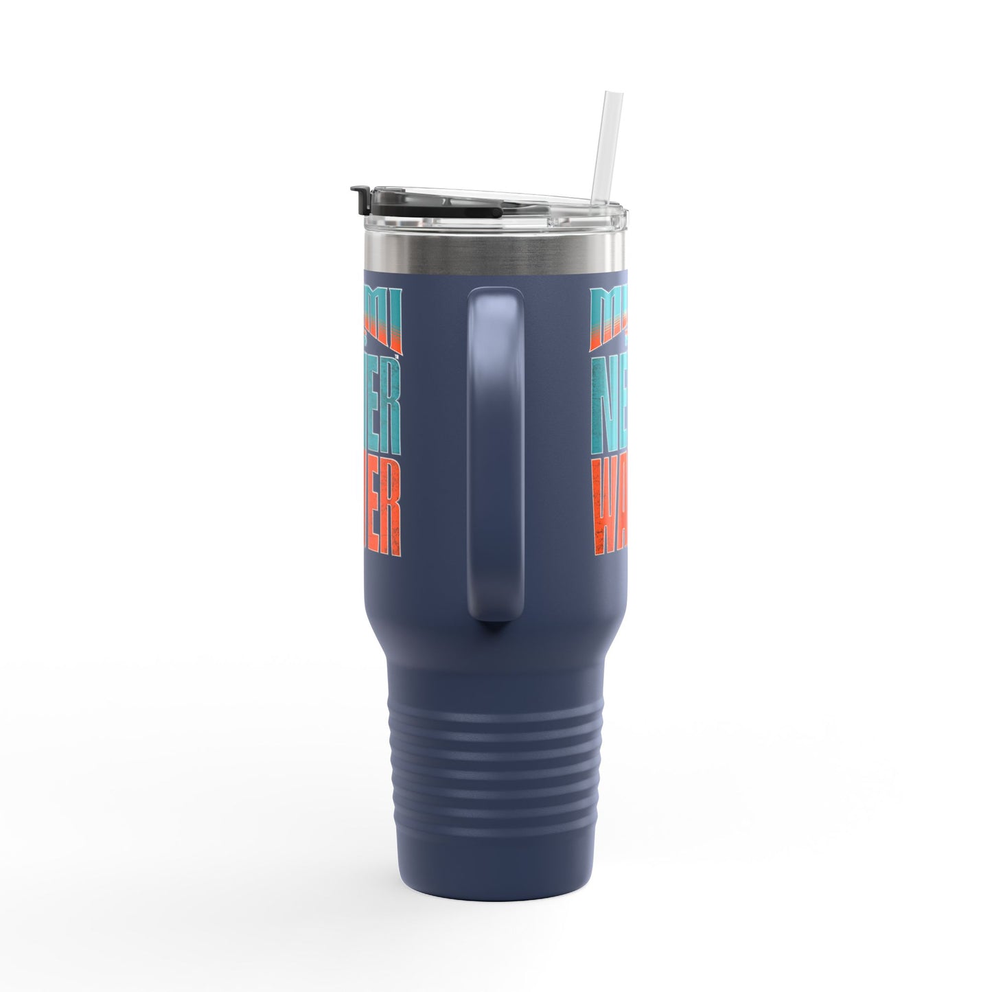 Miami Fans Never Waver Insulated Travel Mug, 40oz - Never Waver