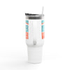Miami Fans Never Waver Insulated Travel Mug, 40oz - Never Waver