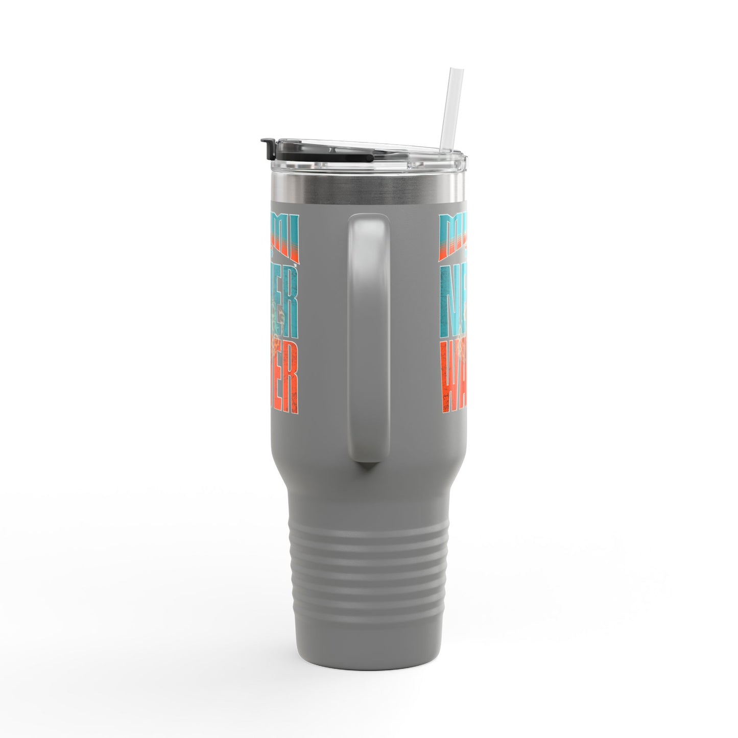 Miami Fans Never Waver W-Leopard Football Insulated Travel Mug, 40oz - Never Waver