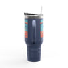 Miami Fans Never Waver W-Leopard Football Insulated Travel Mug, 40oz - Never Waver