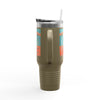 Miami Fans Never Waver W-Leopard Football Insulated Travel Mug, 40oz - Never Waver