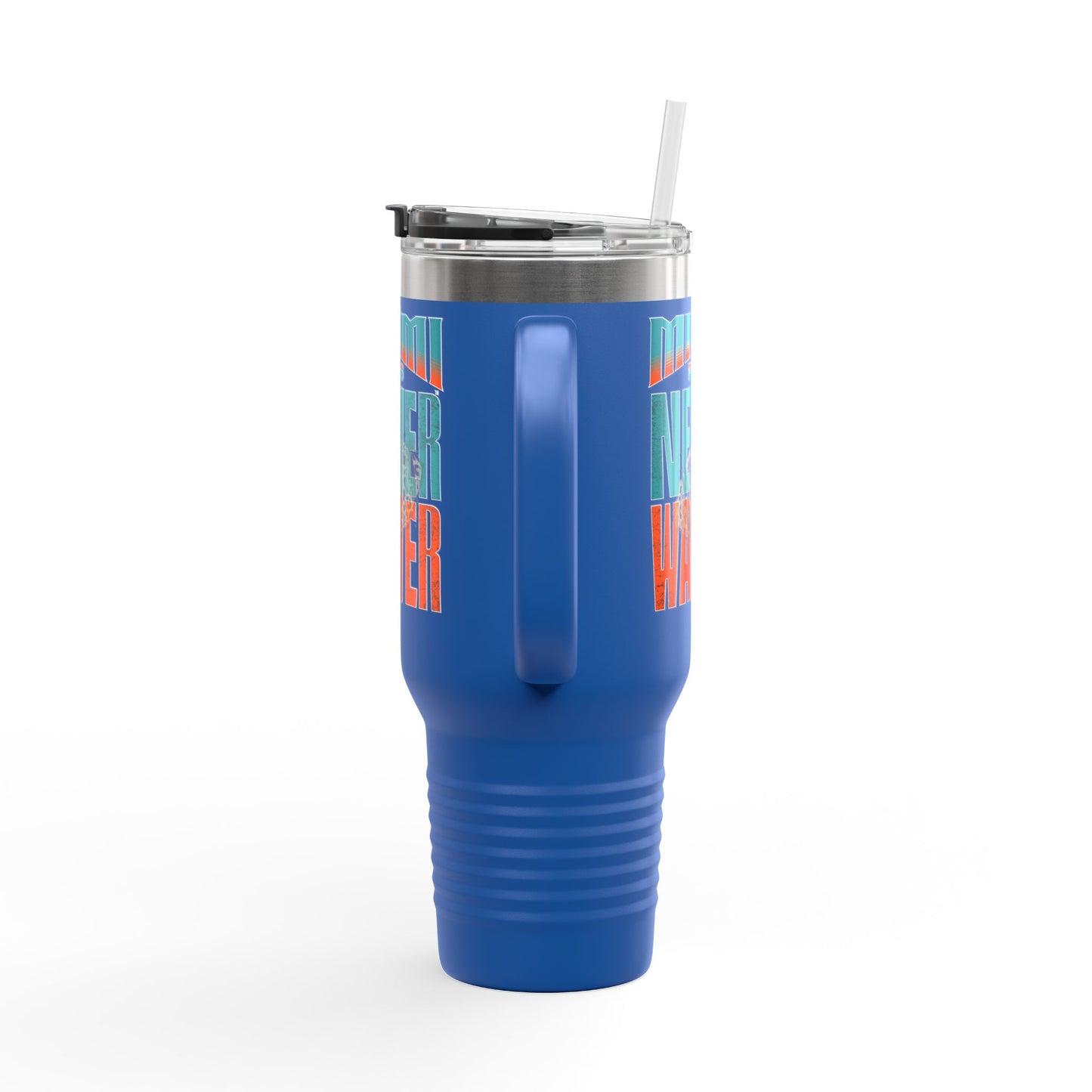 Miami Fans Never Waver W-Leopard Football Insulated Travel Mug, 40oz - Never Waver