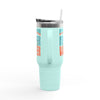 Miami Fans Never Waver W-Leopard Football Insulated Travel Mug, 40oz - Never Waver