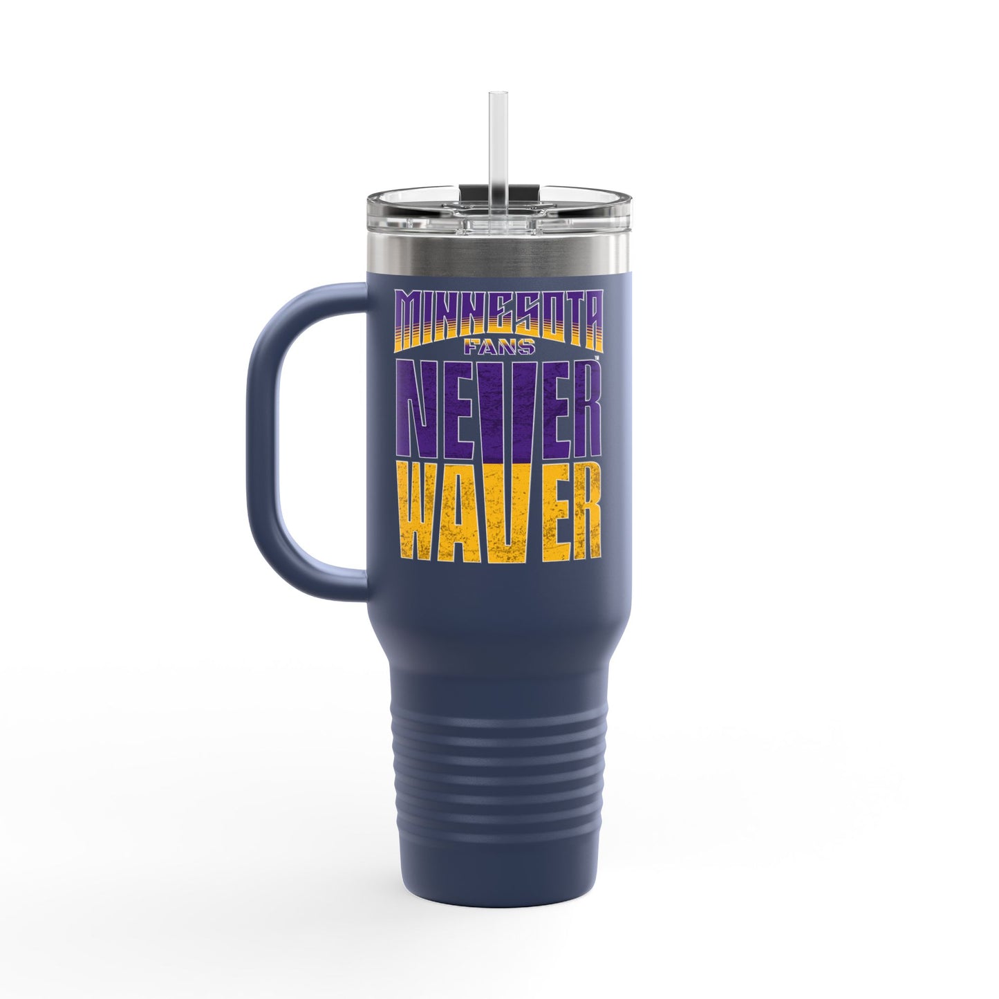 Minnesota Fans Never Waver Insulated Travel Mug, 40oz - Never Waver