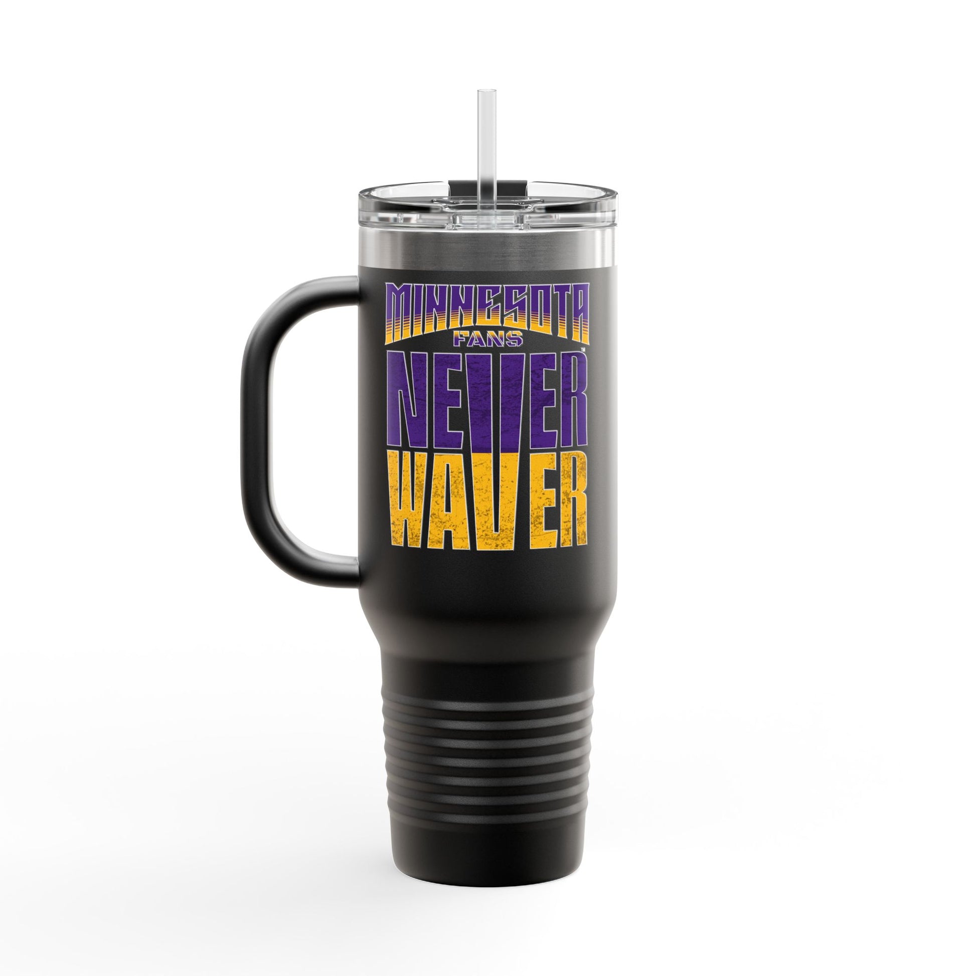 Minnesota Fans Never Waver Insulated Travel Mug, 40oz - Never Waver