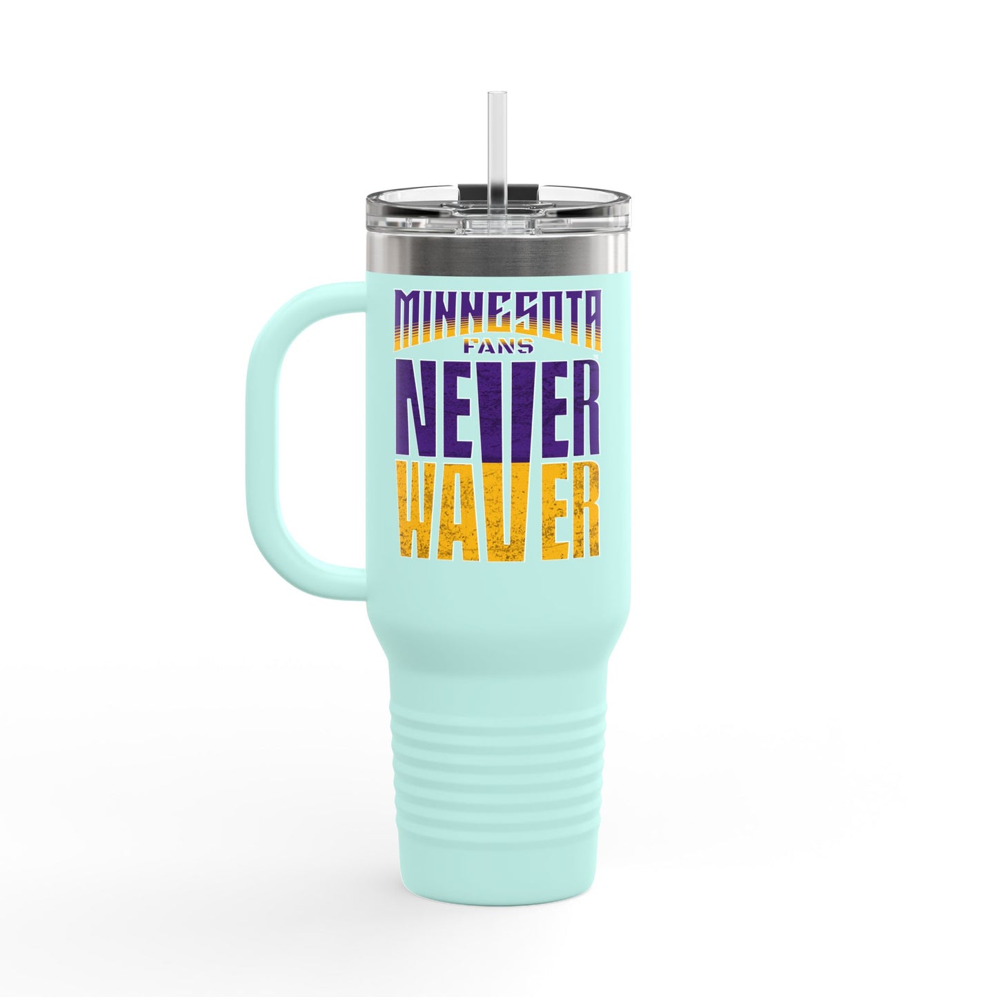 Minnesota Fans Never Waver Insulated Travel Mug, 40oz - Never Waver