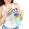 Minnesota Never Waver W-Leopard Football Insulated Travel Mug, 40oz - Never Waver