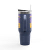 Minnesota Never Waver W-Leopard Football Insulated Travel Mug, 40oz - Never Waver