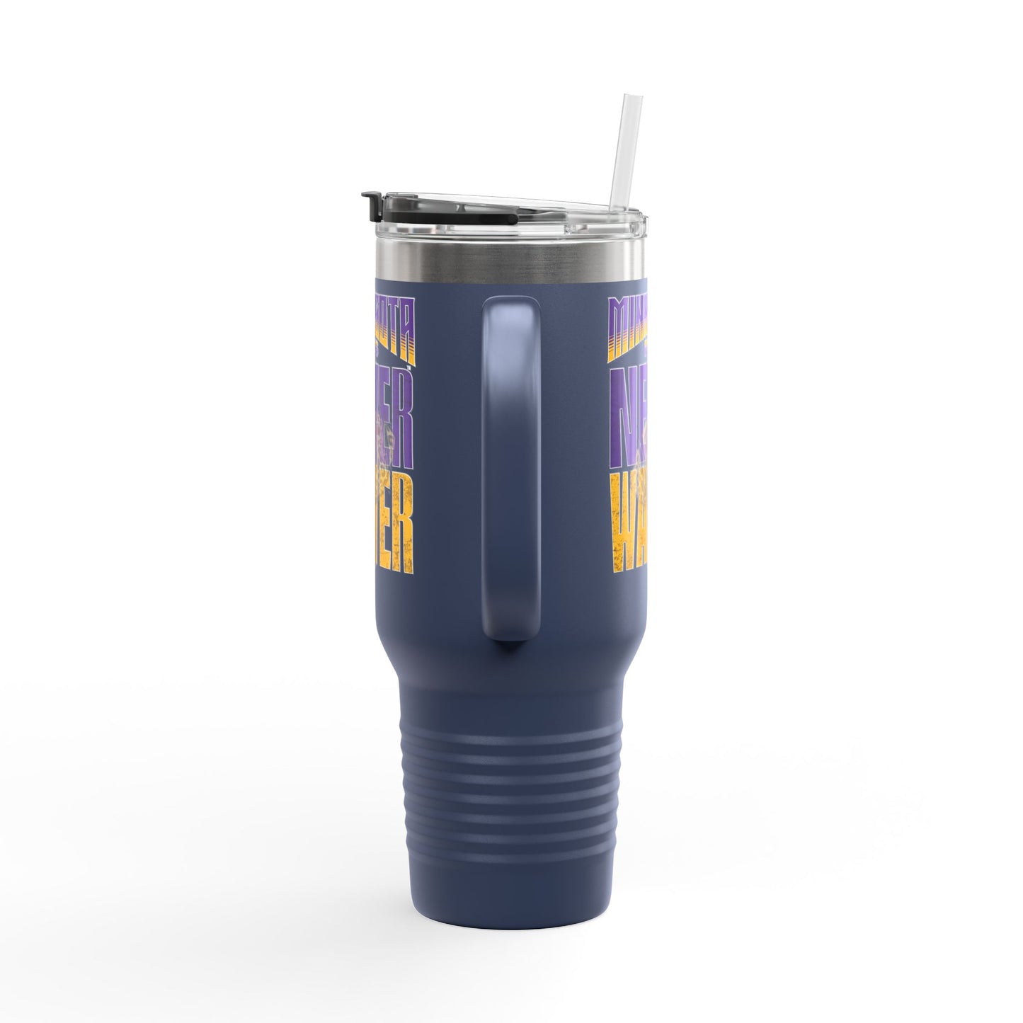 Minnesota Never Waver W-Leopard Football Insulated Travel Mug, 40oz - Never Waver