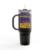Minnesota Never Waver W-Leopard Football Insulated Travel Mug, 40oz - Never Waver
