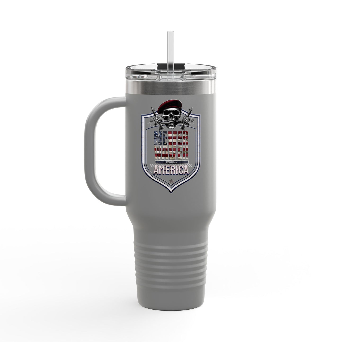 Never Waver America Insulated Travel Mug, 40oz - Never Waver