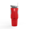Never Waver Be Red Withe And A Little Bougie  Insulated Travel Mug, 40oz - Never Waver