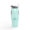 Never Waver Be Red Withe And A Little Bougie  Insulated Travel Mug, 40oz - Never Waver