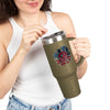 Never Waver Be Red Withe And A Little Bougie  Insulated Travel Mug, 40oz - Never Waver