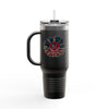 Never Waver Be Red Withe And A Little Bougie  Insulated Travel Mug, 40oz - Never Waver
