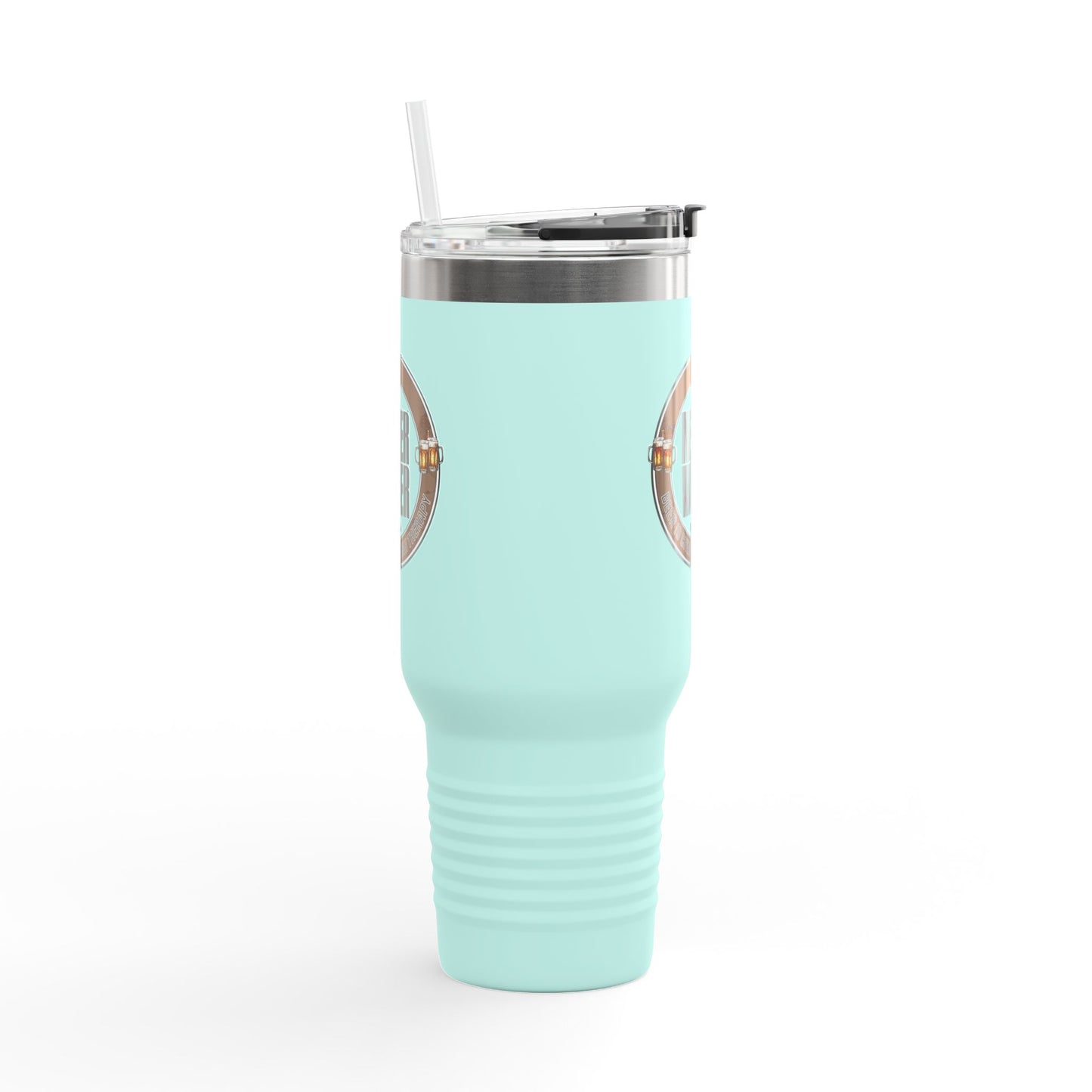 Never Waver Beer Is cheaper Than Therapy Insulated Travel Mug, 40oz - Never Waver