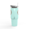 Never Waver Beer Is cheaper Than Therapy Insulated Travel Mug, 40oz - Never Waver