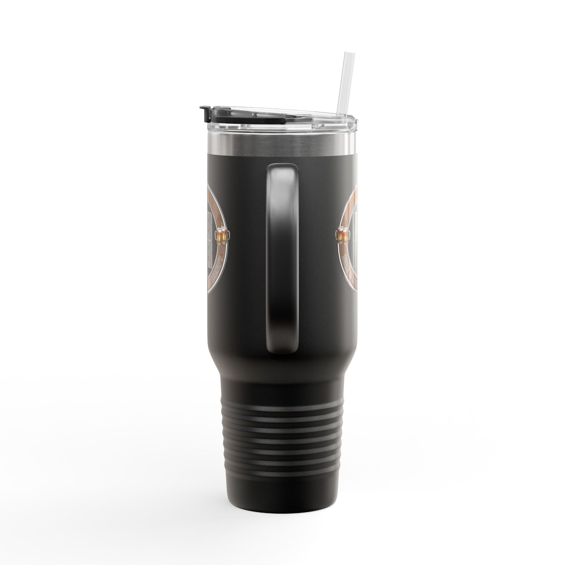 Never Waver Beer Is cheaper Than Therapy Insulated Travel Mug, 40oz - Never Waver