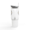 Never Waver Drinks Well With Others Insulated Travel Mug, 40oz - Never Waver