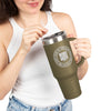 Never Waver I Don't Ride on the Crazy Train I Drive It Insulated Travel Mug, 40oz - Never Waver