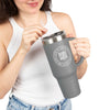 Never Waver I Don't Ride on the Crazy Train I Drive It Insulated Travel Mug, 40oz - Never Waver