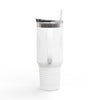 Never Waver I Don't Ride on the Crazy Train I Drive It Insulated Travel Mug, 40oz - Never Waver