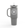 Never Waver I Don't Ride on the Crazy Train I Drive It Insulated Travel Mug, 40oz - Never Waver