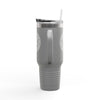 Never Waver I Don't Ride on the Crazy Train I Drive It Insulated Travel Mug, 40oz - Never Waver