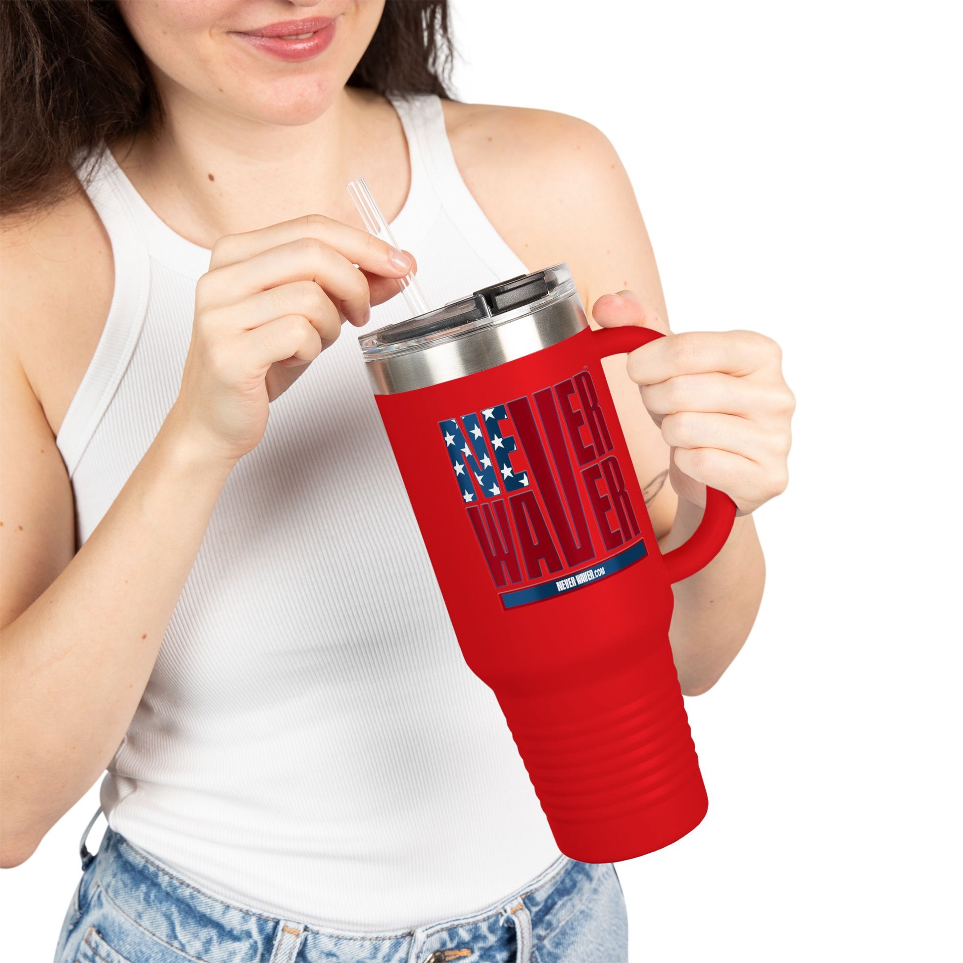 Never Waver Insulated Travel Mug, 40oz - Never Waver
