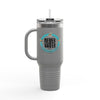 Never Waver Save Water Drink Tiki Drinks Insulated Travel Mug, 40oz - Never Waver