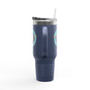 Never Waver Save Water Drink Tiki Drinks Insulated Travel Mug, 40oz - Never Waver
