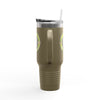 Never Waver Tequila, Tacos, And Friends Insulated Travel Mug, 40oz - Never Waver