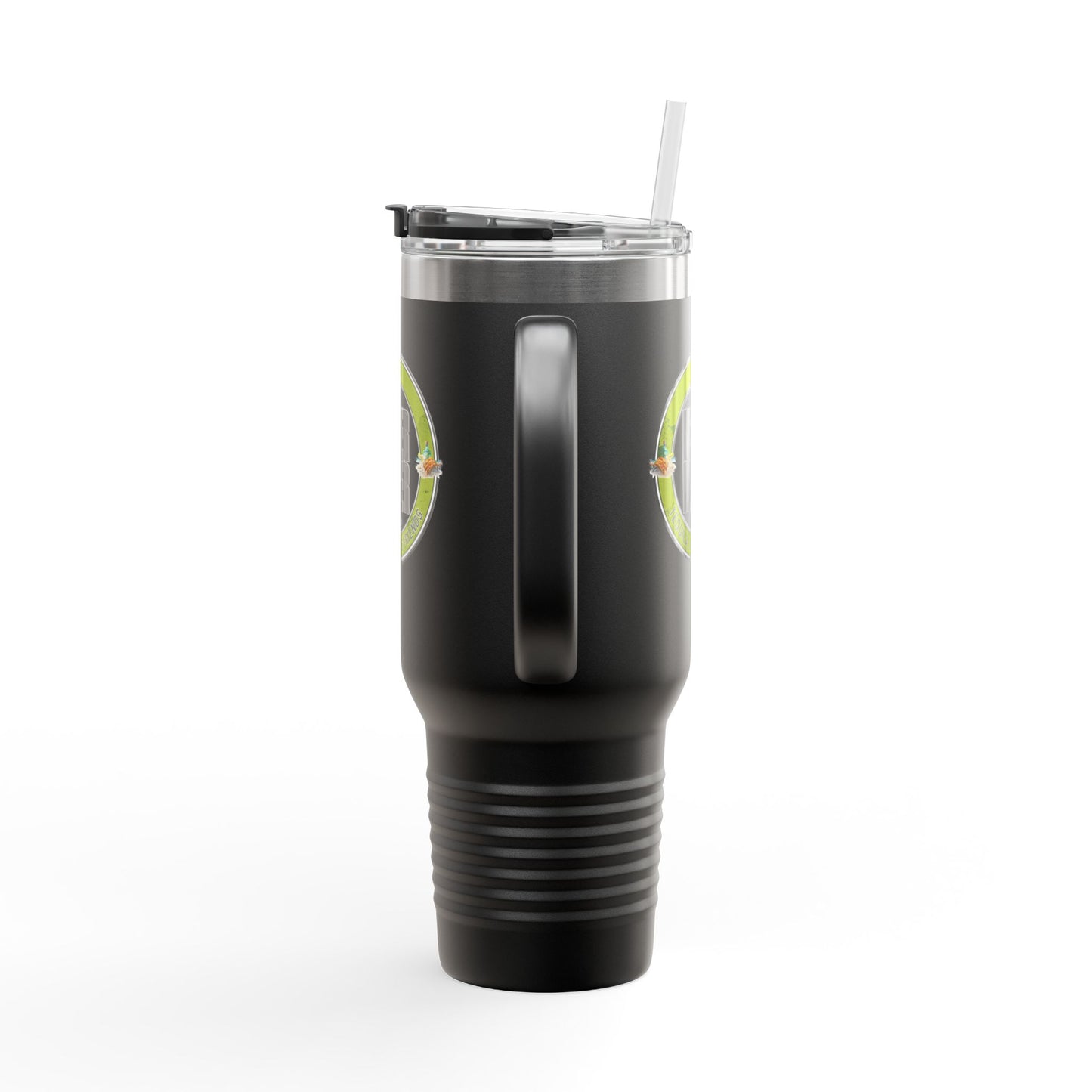 Never Waver Tequila, Tacos, And Friends Insulated Travel Mug, 40oz - Never Waver