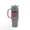New England Fans Never Waver W-Leopard Football Insulated Travel Mug, 40oz - Never Waver