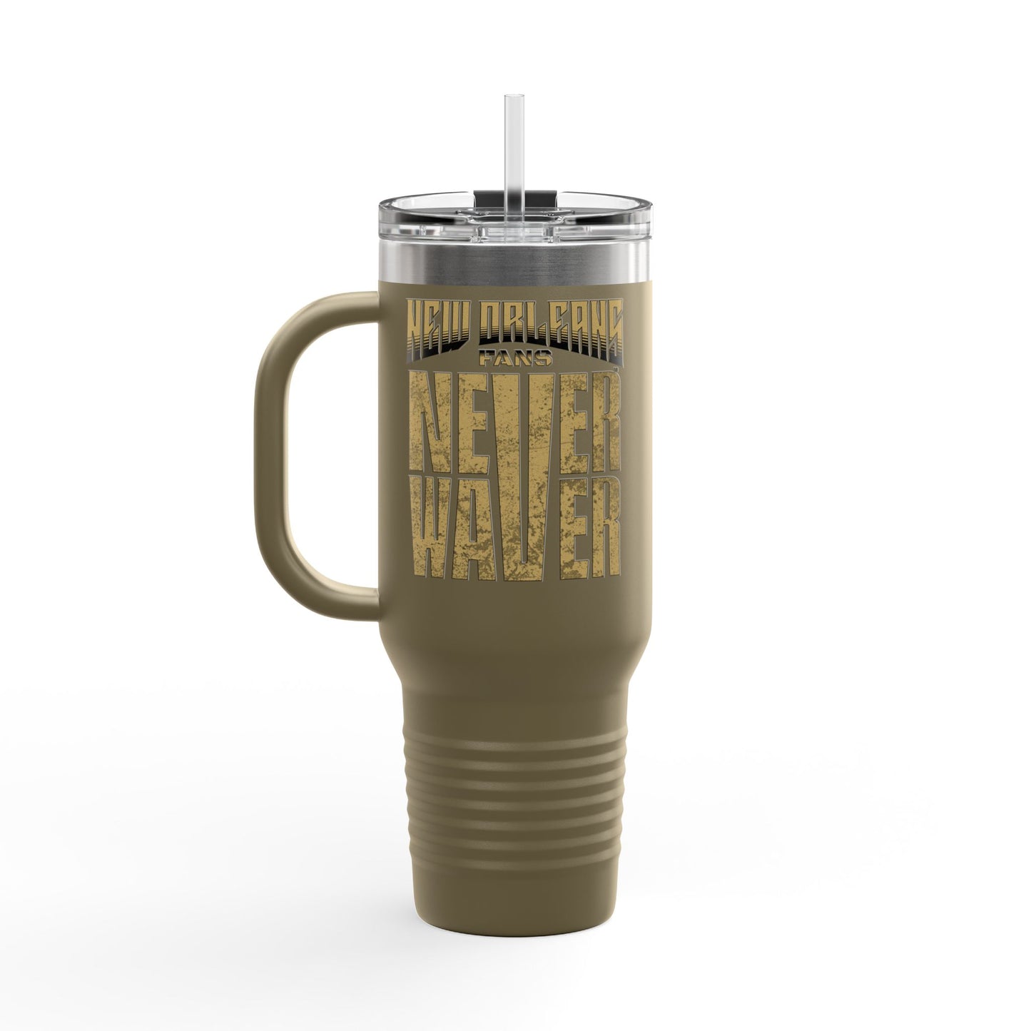 New Orleans Fans Insulated Mug, 40oz - Never Waver