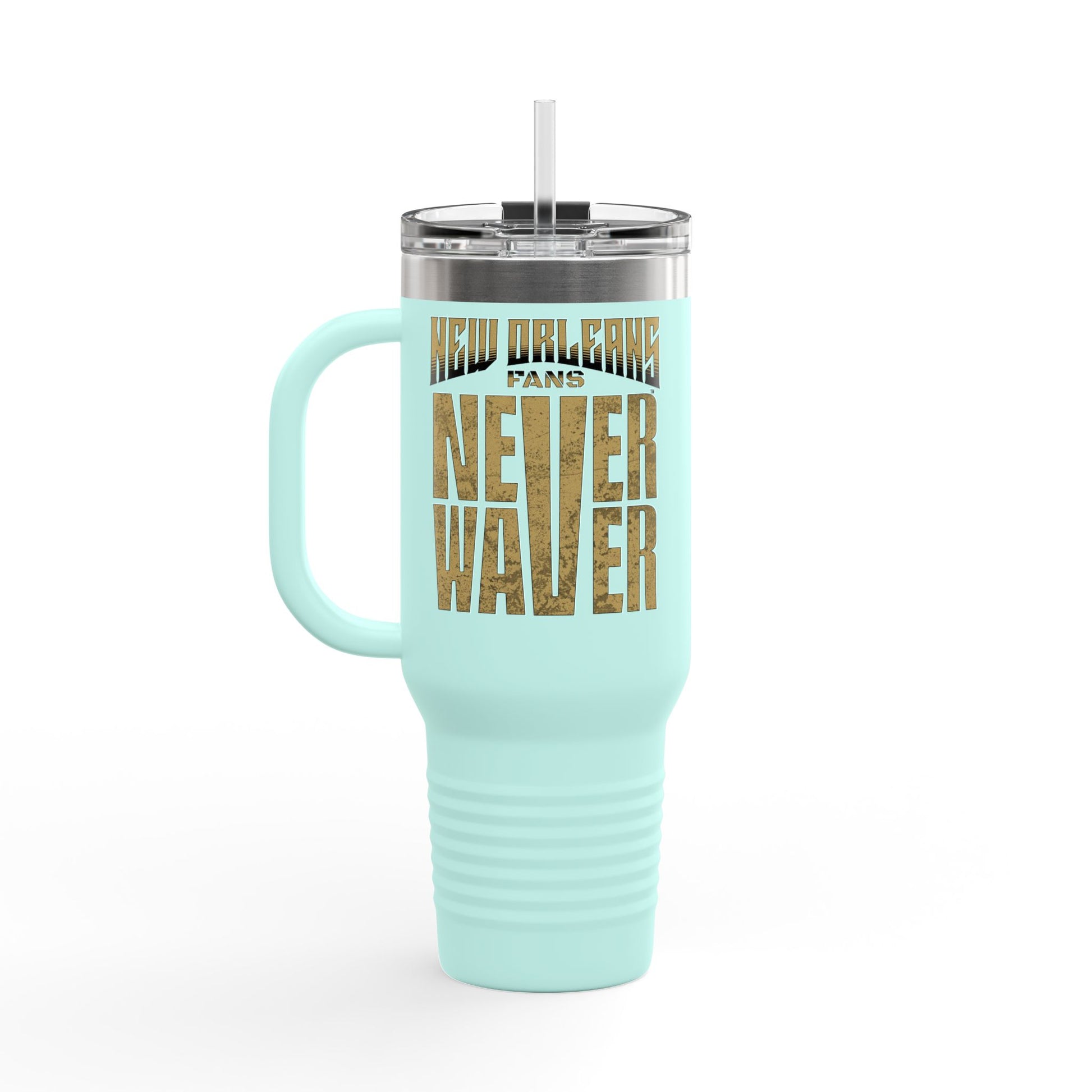 New Orleans Fans Insulated Mug, 40oz - Never Waver