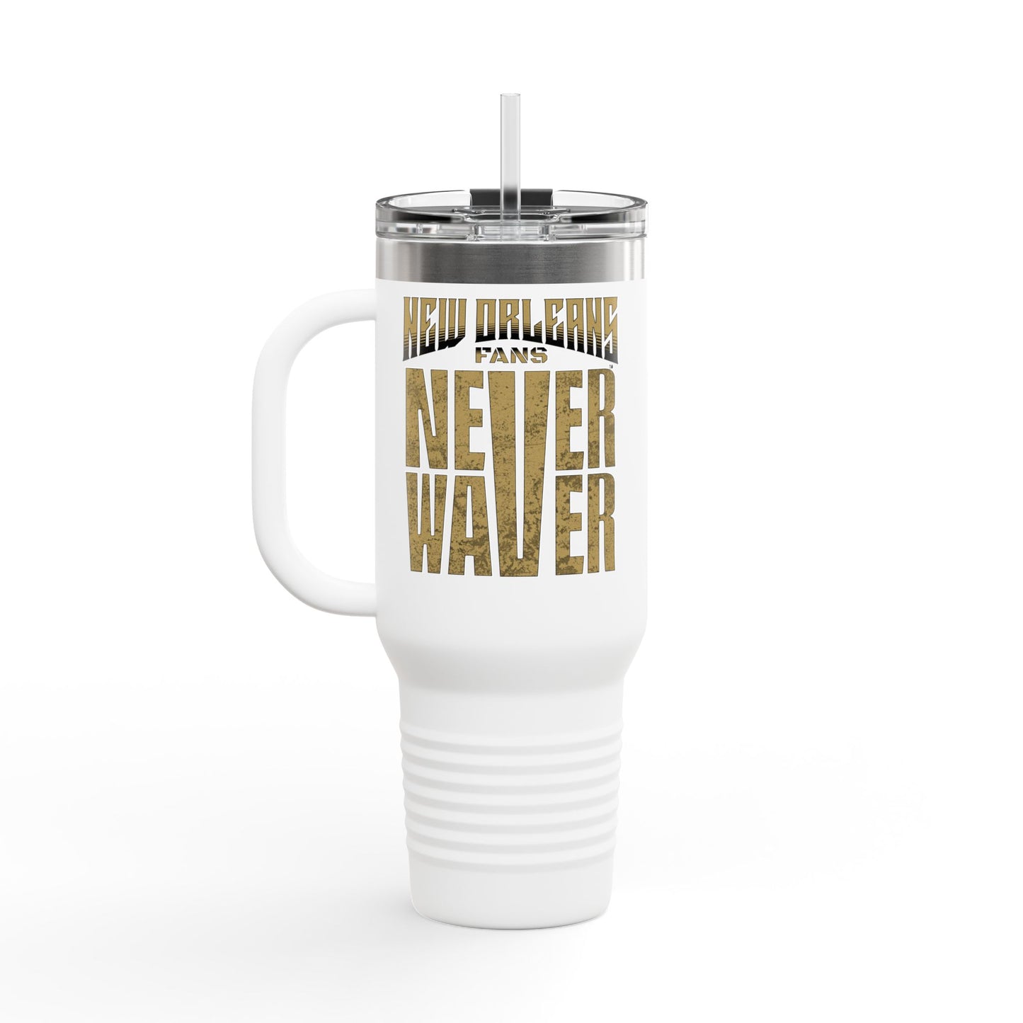 New Orleans Fans Insulated Mug, 40oz - Never Waver