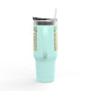 New Orleans Fans Never Waver W-Leopard Football Insulated Travel Mug, 40oz - Never Waver