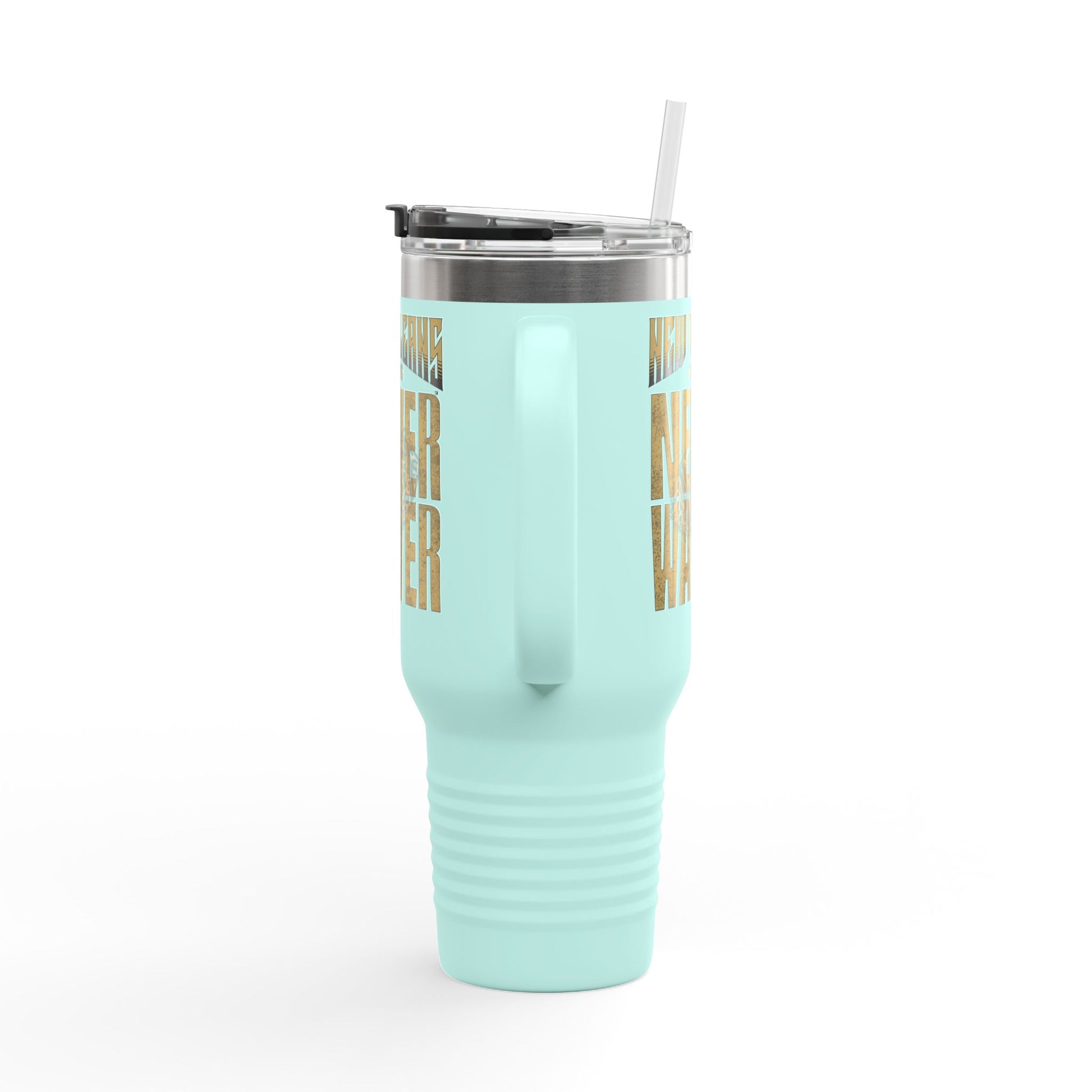 New Orleans Fans Never Waver W-Leopard Football Insulated Travel Mug, 40oz - Never Waver